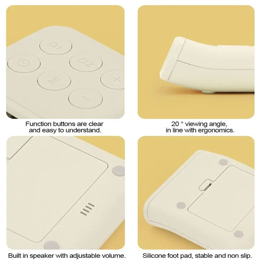Modern Electronics Gadgets - 창의적인 소형 알람 시계 배터리 구동