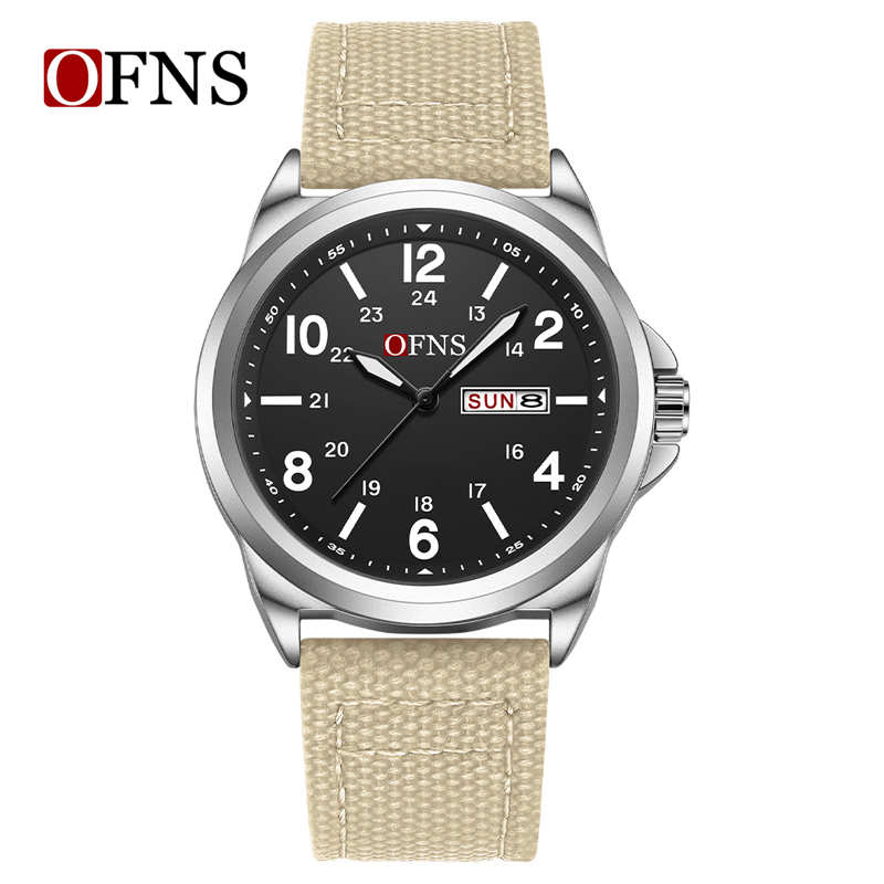 Electronics Gadgets For Men - OFNS 7223 캐주얼 남성용 쿼츠 시계,