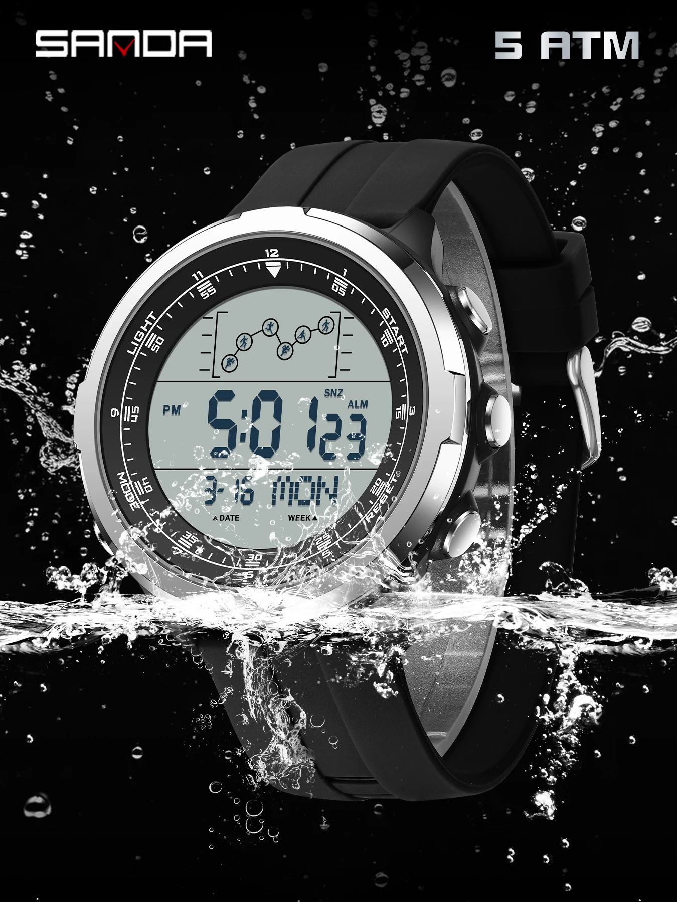 산다 디지털 시계 남성용 밀리터리 육군 스포츠 손목시계 - Electronics Gadgets For Men 리뷰 및 가격