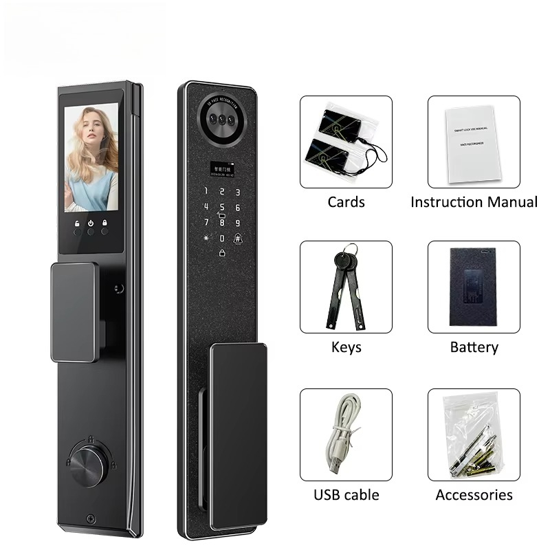 Tuya WiFi 스마트 도어 잠금 장치, 가정용 생체 - Electronics & Gadgets Icon 리뷰 및 가격