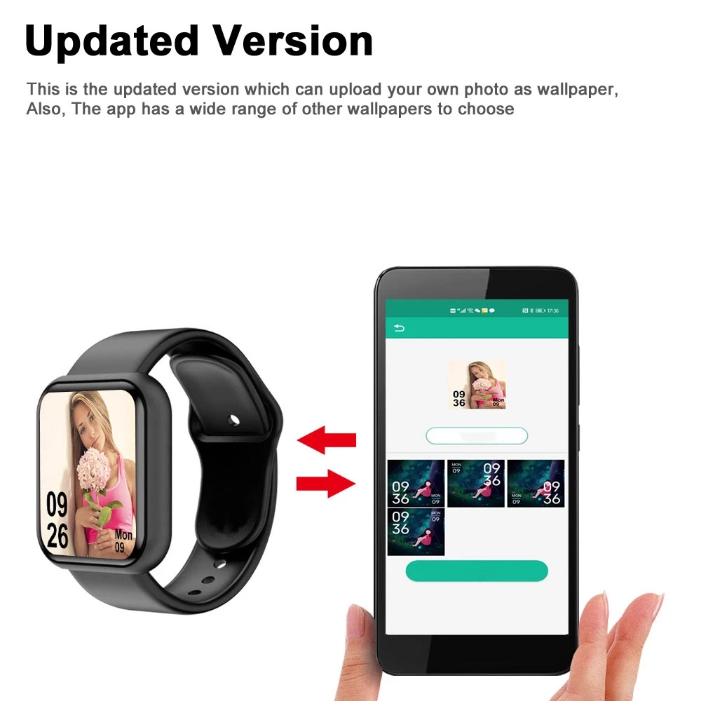 스마트 워치 남녀공용 스포츠 모드 음악 제어 칼로리 거 - Electronics Gadgets For Men 리뷰 및 가격