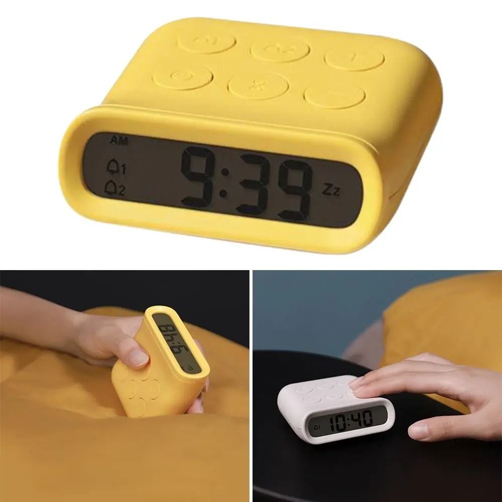 창의적인 소형 알람 시계 배터리 구동 간단한 알람 시계 - Modern Electronics Gadgets 리뷰 및 가격