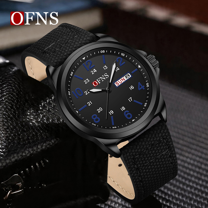 OFNS 7223 캐주얼 남성용 쿼츠 시계, 캘린더,  - Electronics Gadgets For Men 리뷰 및 가격