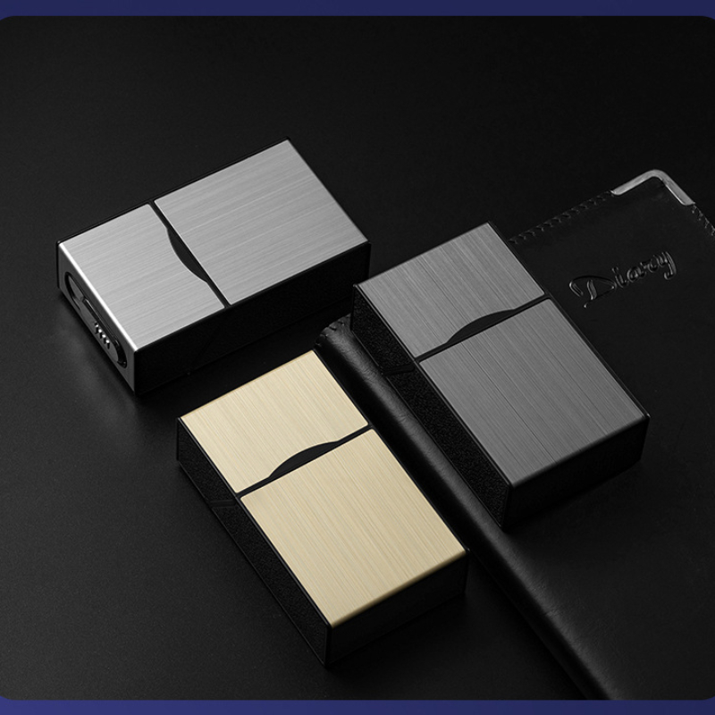 2 In 1 20 담배 케이스 라이터 케이스 USB 충 - Electronics Gadgets For Men 리뷰 및 가격