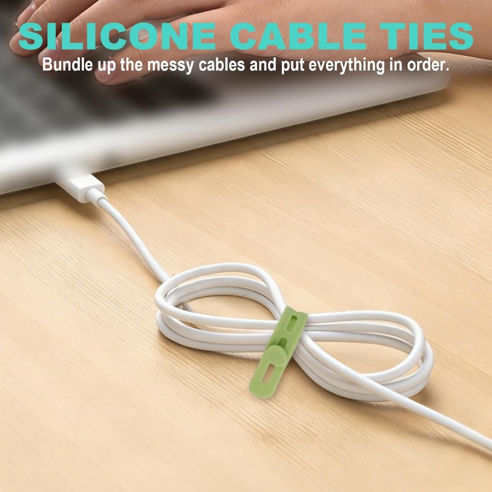 20개 실리콘 케이블 타이: 충전 케이블, 가전제품 및 - Electronics For Home 리뷰 및 가격