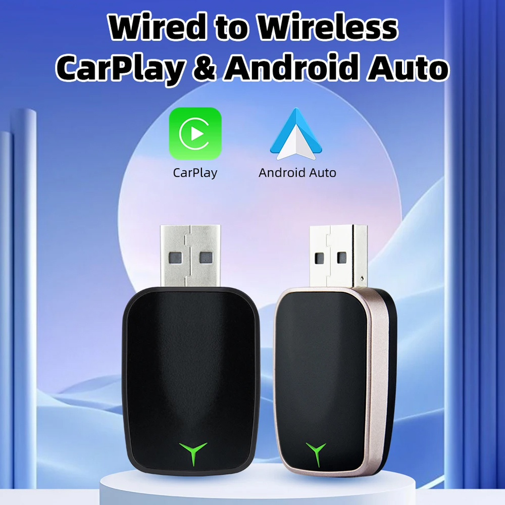 새로운 유선 무선 Carplay 안드로이드 2 In 1 - Gadgets For Electronics 리뷰 및 가격