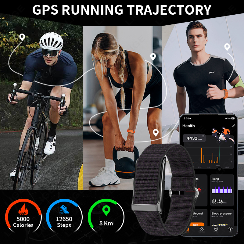 LIGE 100+ 스포츠 피트니스 트래커 스마트 팔찌  - Electronics Gadgets For Men 리뷰 및 가격